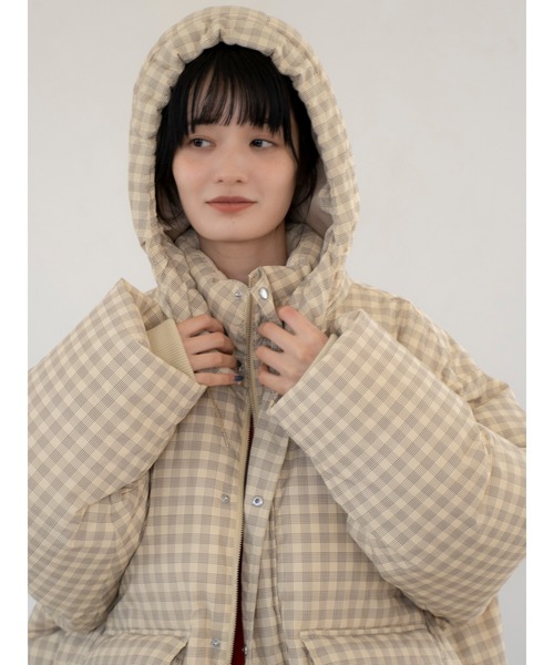 セール】フードデザインダウン（ダウンジャケット/コート）｜Ungrid