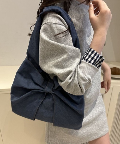 shyam inspiration(シャムインスピレーション)の「リボンモチーフ デニム ワンショルダーバッグ/通学(ショルダーバッグ・レディース・その他3/その他2/その他1・F)」の18枚目の写真