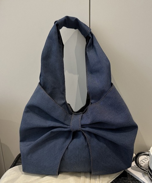 shyam inspiration(シャムインスピレーション)の「リボンモチーフ デニム ワンショルダーバッグ/通学(ショルダーバッグ・レディース・その他3/その他2/その他1・F)」の6枚目の写真