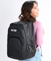 GO OUT PLUS /ロキシーミラー付き撥水加工ロゴバックパック・リュック