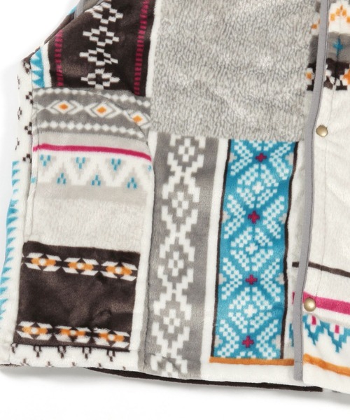 BAYFLOW（ベイフロー）の「BF着るベストブランケット25AW（ブランケット・メンズ・ブラック系/グレー系/ブラウン系・ONE SIZE）」の7枚目の写真