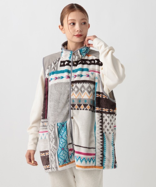 BAYFLOW(ベイフロー)の「BF着るベストブランケット25AW(ブランケット・メンズ・ブラック系/グレー系/ブラウン系・ONE SIZE)」の21枚目の写真