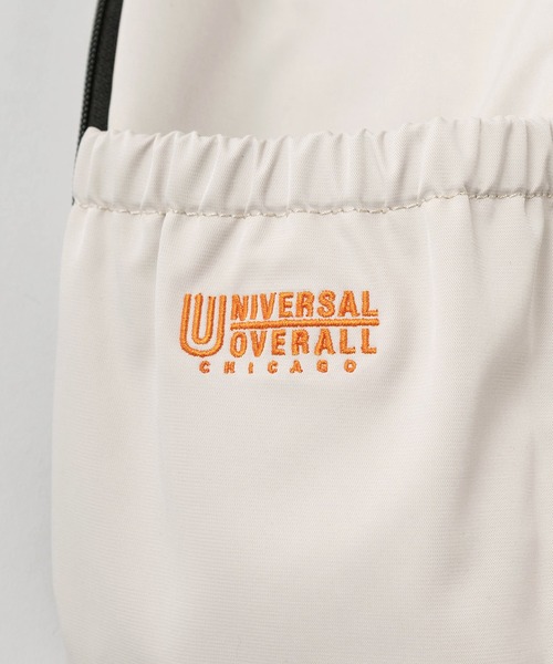 UNIVERSAL OVERALL(ユニバーサルオーバーオール)の「【94】【UNIVERSAL OVERALL/ユニバーサルオーバーオール】ワンポイントロゴ刺繍 おにぎり型ワンショルダーバッグ/15L(ショルダーバッグ・メンズ・ネイビー/オフホワイト/カーキ/ブラック・FREE)」の10枚目の写真