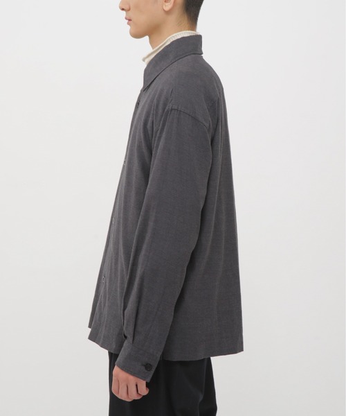 MARGARET HOWELL（マーガレットハウエル）の「BRUSHED COTTON TWILL（シャツ/ブラウス・メンズ・グレー系その他7・SMALL/MEDIUM/LARGE/X-LARGE）」の3枚目の写真
