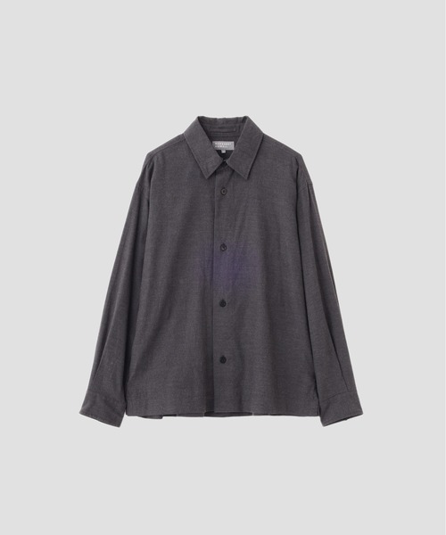 MARGARET HOWELL（マーガレットハウエル）の「BRUSHED COTTON TWILL（シャツ/ブラウス・メンズ・グレー系その他7・SMALL/MEDIUM/LARGE/X-LARGE）」の5枚目の写真