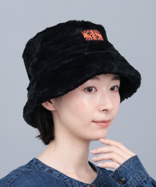 チチカカ（チチカカ）の「ボアバケットハット（ハット・レディース・その他1/その他2/ブラック・FREE）」の2枚目の写真