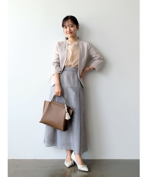COHINA(コヒナ)の「シアーチェックスカート 【低身長・小柄女性】(スカート・レディース・ブラック・XS-Regular)」の8枚目の写真