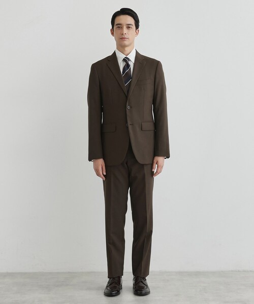 TAKEO KIKUCHI（タケオキクチ）の「【Begin12月号掲載】コーデュラ（R）トロピカル ストレッチ スーツ（スーツセット・メンズ・ブラック/ダークブラウン/ネイビー・04/03/02/01）」の17枚目の写真