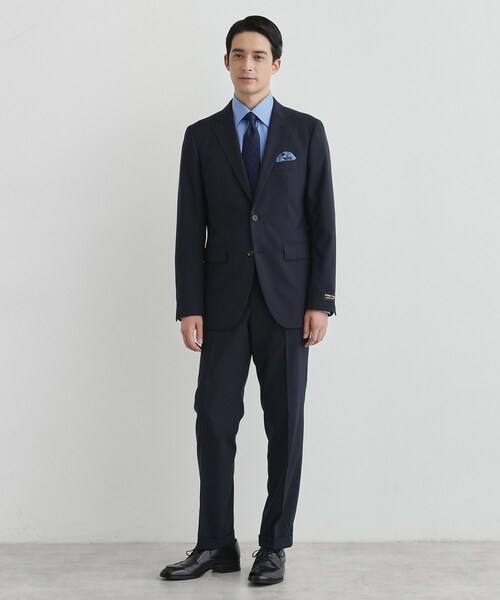 TAKEO KIKUCHI（タケオキクチ）の「【Begin掲載】コーデュラ（R）夏素材ウールトロ　ストレッチスーツ（スーツセット・メンズ・ブラック/ダークブラウン/ネイビー・04/03/02/01）」の10枚目の写真