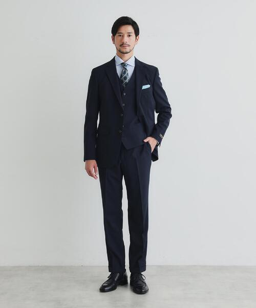 TAKEO KIKUCHI（タケオキクチ）の「【Begin12月号掲載】コーデュラ（R）トロピカル ストレッチ スーツ（スーツセット・メンズ・ブラック/ダークブラウン/ネイビー・04/03/02/01）」の7枚目の写真