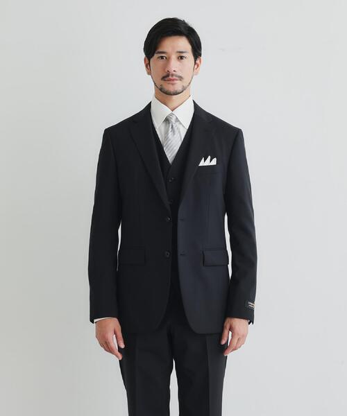 TAKEO KIKUCHI（タケオキクチ）の「【Begin12月号掲載】コーデュラ（R）トロピカル ストレッチ スーツ（スーツセット・メンズ・ブラック/ダークブラウン/ネイビー・04/03/02/01）」の9枚目の写真