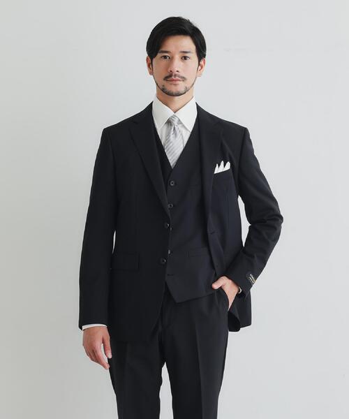 TAKEO KIKUCHI（タケオキクチ）の「【Begin12月号掲載】コーデュラ（R）トロピカル ストレッチ スーツ（スーツセット・メンズ・ブラック/ダークブラウン/ネイビー・04/03/02/01）」の12枚目の写真