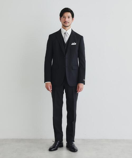 TAKEO KIKUCHI（タケオキクチ）の「【Begin12月号掲載】コーデュラ（R）トロピカル ストレッチ スーツ（スーツセット・メンズ・ブラック/ダークブラウン/ネイビー・04/03/02/01）」の13枚目の写真