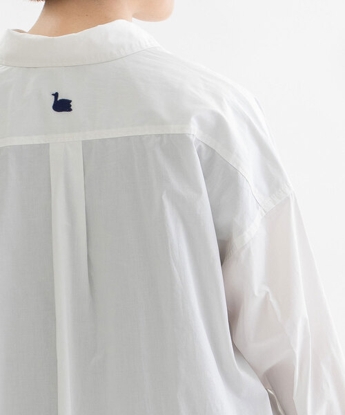 オーガニックコットンタイプライターオーバーサイズシャツ（シャツ