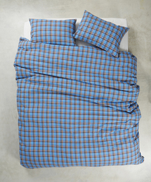 priv.Spoons Clubロゴプリントメッセージデュべカバー掛け布団カバー Priv. Spoons Club（プライベートスプーンズクラブ）の「ロゴプリント