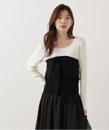 PROPORTION BODY DRESSING | レイヤード風ニット / 1215270008(ニット/セーター)