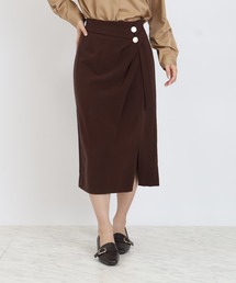 TRUDEA | アシメドレープタイトスカート(スカート)