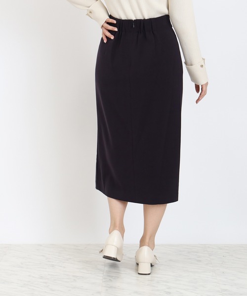 TRUDEA（トルディア）の「アシメドレープタイトスカート（スカート・レディース・ネイビー/モカ/ブラウン・SMALL/MEDIUM/LARGE）」の14枚目の写真