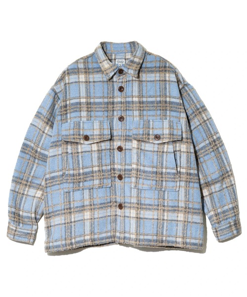 AOZORA（アオゾラ）の「AOZORA/アオゾラ 　ネルチェック起毛シャツ（シャツ/ブラウス・メンズ・レッド/サックスブルー/ブラック・MEDIUM/LARGE）」の19枚目の写真