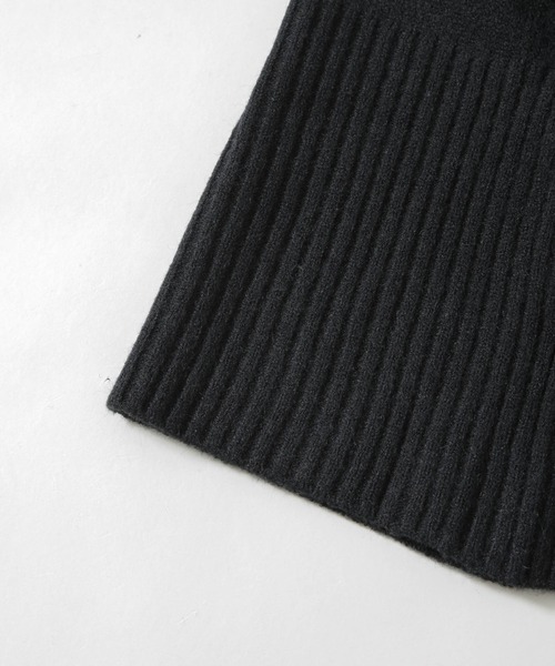 NANO universe（ナノユニバース）の「バラクラバ（マフラー・レディース・ベージュ/ライトグレー/ブラック・FREE）」の9枚目の写真