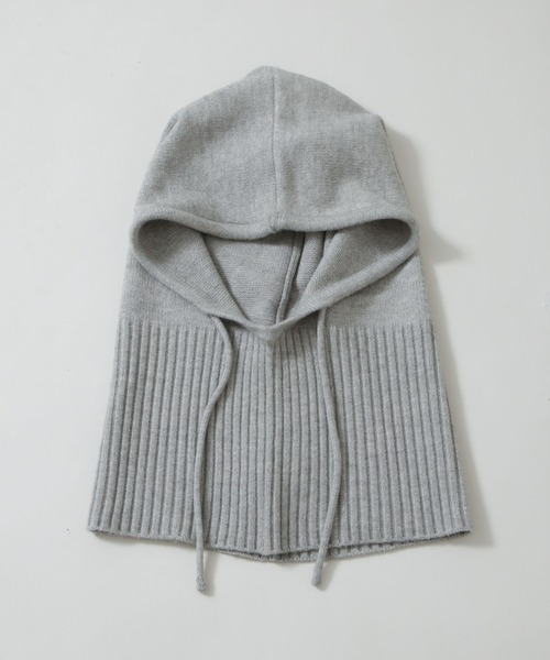 NANO universe（ナノユニバース）の「バラクラバ（マフラー・レディース・ベージュ/ライトグレー/ブラック・FREE）」の6枚目の写真