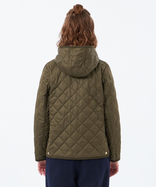 MACKINTOSH PHILOSOPHY（ﾏｯｷﾝﾄｯｼｭ ﾌｨﾛｿﾌｨｰ）の「【ROYTON MIDDLE HOOD（ロイトンミドルフード）】キルティング（ブルゾン・レディース・カーキ/ダークネイビー/ホワイト系その他・40/36/38）」の9枚目の写真