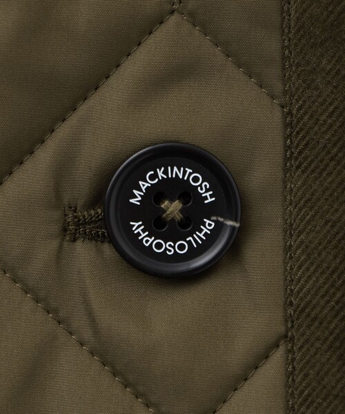 MACKINTOSH PHILOSOPHY（ﾏｯｷﾝﾄｯｼｭ ﾌｨﾛｿﾌｨｰ）の「【ROYTON MIDDLE HOOD（ロイトンミドルフード）】キルティング（ブルゾン・レディース・カーキ/ダークネイビー/ホワイト系その他・40/36/38）」の12枚目の写真
