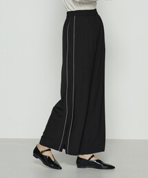 K.T KIYOKO TAKASE | ツイルストレッチサイドライントラックパンツ(その他パンツ)