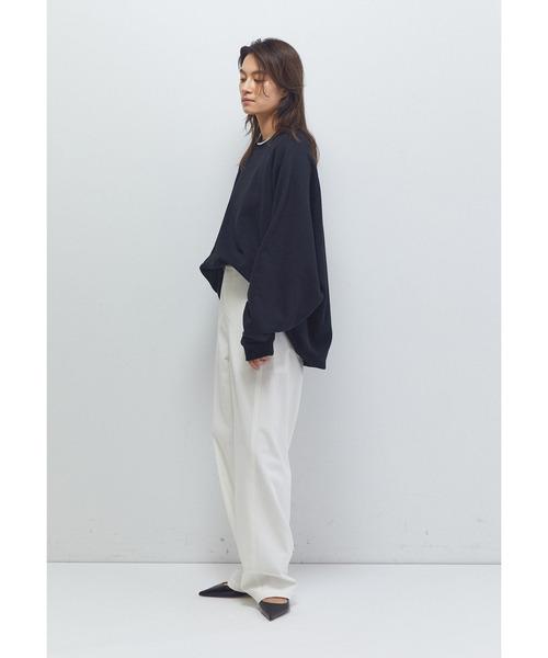 1er Arrondissement(プルミエアロンディスモン)の「<COGTHEBIGSMOKE (コグ ザ ビッグ スモーク)>“KAYA”タックヘムトップス(Tシャツ/カットソー・レディース・ブラック系その他3/ベージュ・1)」の17枚目の写真