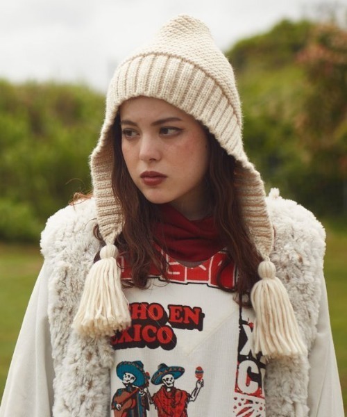 セール】Amina/アミナ ニットキャップ ユキノミミツキキャップ ニット