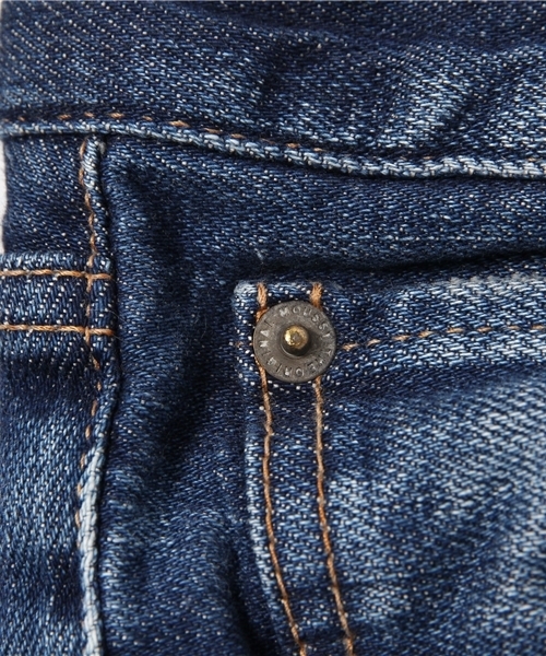 MOUSSY（マウジー）の「iSKO COMFORT Ashley Tapered（デニムパンツ・レディース・ダークブルー・26inch/25inch/23inch/24inch/27inch）」の6枚目の写真