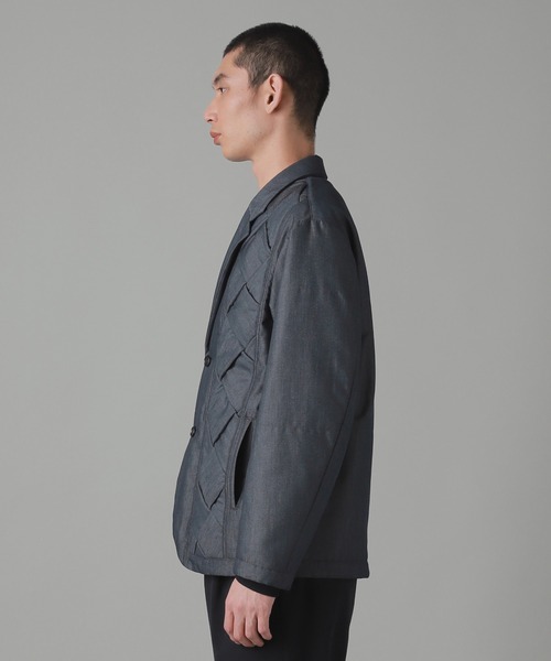 ZUCCa（ズッカ）の「チューブデニム / ジャケット / S（テーラードジャケット・メンズ・ネイビー/ブラック・M size）」の3枚目の写真