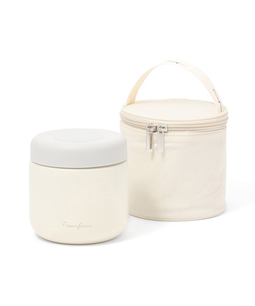 フランフラン FHU キャニスター 小鳥の巣モチーフ ホワイト 正規品