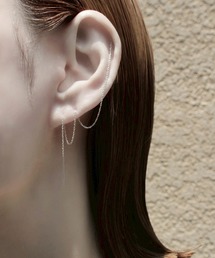 norme（ノーム）の「【SILVER925】ノーム プレイング チェーン ピアス (ショート/1P） / norme playing chain pierce (short/1P)（ピアス（片耳用））」