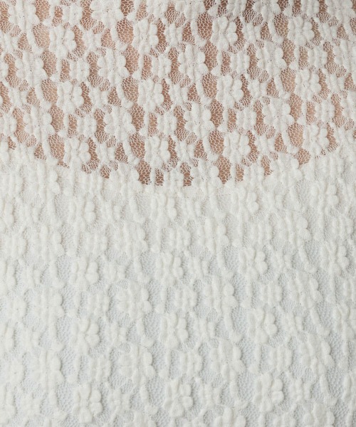 A part by（アパートバイ）の「ハイネックレースカットプルオーバー_長袖（Tシャツ/カットソー・レディース・ブラック/オフホワイト/グレー系その他2・FREE）」の8枚目の写真