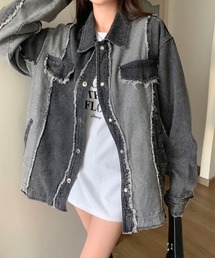 UP START（アップスタート）の「【LAMPOON】リメイクデニムジャケット（デニムジャケット）」