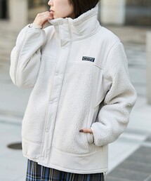 【PARKNIK(パークニック)】切替ボアブルゾン ボアフリース