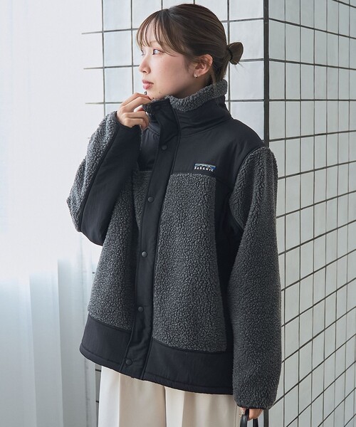 セール】【PARKNIK（パークニック）】切替ボアブルゾン ボアフリース