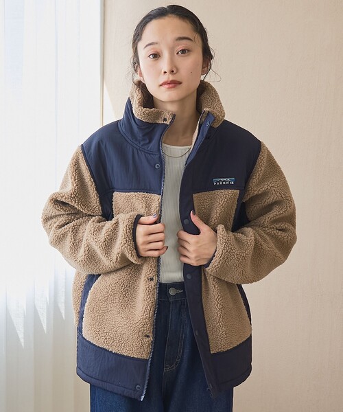 coen（コーエン）の「【PARKNIK（パークニック）】切替ボアブルゾン