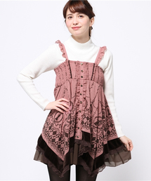 axes femme（アクシーズファム）の「チェス柄2wayチュニック