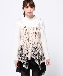axes femme（アクシーズファム）の「チェス柄2wayチュニック