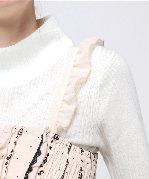 axes femme（アクシーズファム）の「チェス柄2wayチュニック
