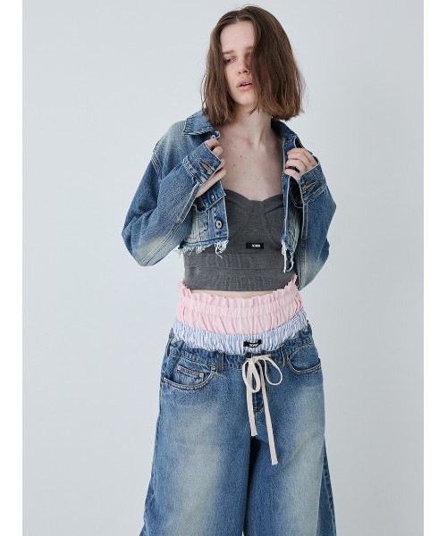 SORIN(ソリン )の「Milano Rib Knit Bustier/ミラノリブニットビスチェ(ニット/セーター・レディース・ブラウン/ライム/ダークグレー・38)」の11枚目の写真