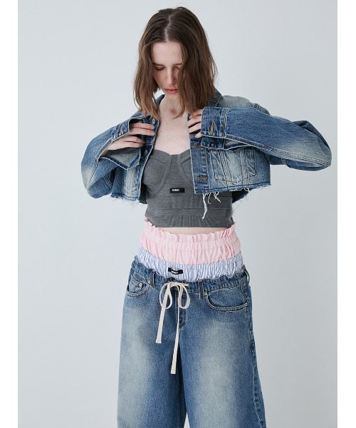 SORIN(ソリン )の「Milano Rib Knit Bustier/ミラノリブニットビスチェ(ニット/セーター・レディース・ブラウン/ライム/ダークグレー・38)」の12枚目の写真