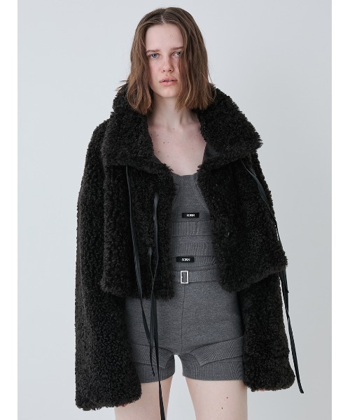 SORIN(ソリン )の「Milano Rib Knit Bustier/ミラノリブニットビスチェ(ニット/セーター・レディース・ブラウン/ライム/ダークグレー・38)」の14枚目の写真