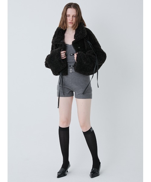 SORIN(ソリン )の「Milano Rib Knit Bustier/ミラノリブニットビスチェ(ニット/セーター・レディース・ブラウン/ライム/ダークグレー・38)」の15枚目の写真