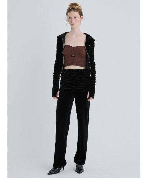 SORIN(ソリン )の「Milano Rib Knit Bustier/ミラノリブニットビスチェ(ニット/セーター・レディース・ブラウン/ライム/ダークグレー・38)」の19枚目の写真