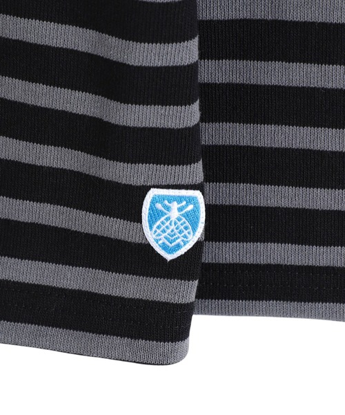 ORCIVAL（オーシバル）の「ORCIVAL / オーシバル：CREW NECK L/S P.O.：OR-B473[STD]（Tシャツ/カットソー・メンズ・グレー系その他/ブラック系その他・4/5/3）」の8枚目の写真