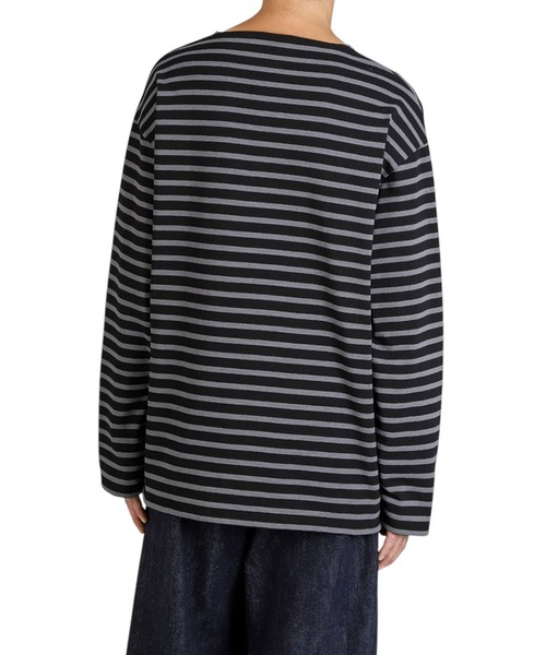 ORCIVAL（オーシバル）の「ORCIVAL / オーシバル：CREW NECK L/S P.O.：OR-B473[STD]（Tシャツ/カットソー・メンズ・グレー系その他/ブラック系その他・4/5/3）」の5枚目の写真