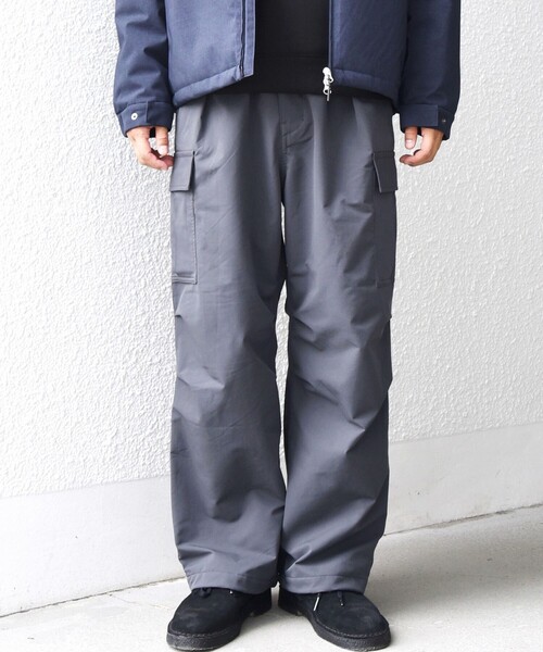 シップス エニィ（SHIPS any）/SHIPS any:〈洗濯機可能〉裏起毛 ウォーム スマート ワイド イージー カーゴ パンツ◇ セール】SHIPS any:〈洗濯機可能〉裏起毛 ウォーム スマート ワイド